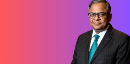 N. Chandrasekaran, chairman of Tata Sons, whose term ends in February 2027